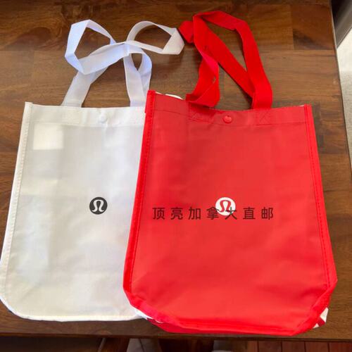 lululemon 原装环保限量手提袋 运动休闲购物袋 便携手提袋不单发