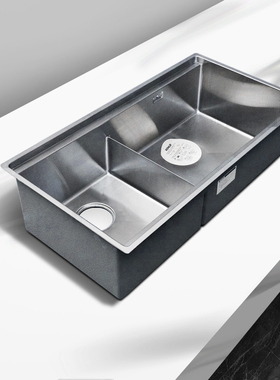 科勒厨房水槽K-72913T-P-NA莫瑞隐藏式双槽厨盆组合