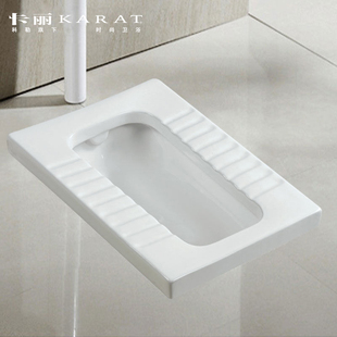 科勒旗下卡丽17957T-ZW-WK蹲便器自洁蹲坑后进前排防滑釉面