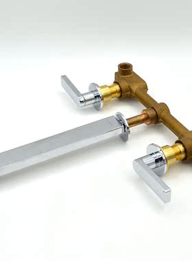 科勒柏诗双把入墙式墙出水台盆水龙头K-73067T-B3/4-CP/AF/TT