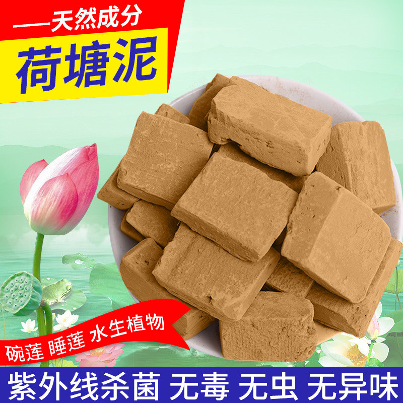 碗莲专用荷塘泥纯正天然碗莲泥土铜钱草水生植物河乌龟淤泥营养土