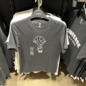 10019942 匡威黑色手指篮球印花休闲运动纯棉圆领短袖 T恤男 A02