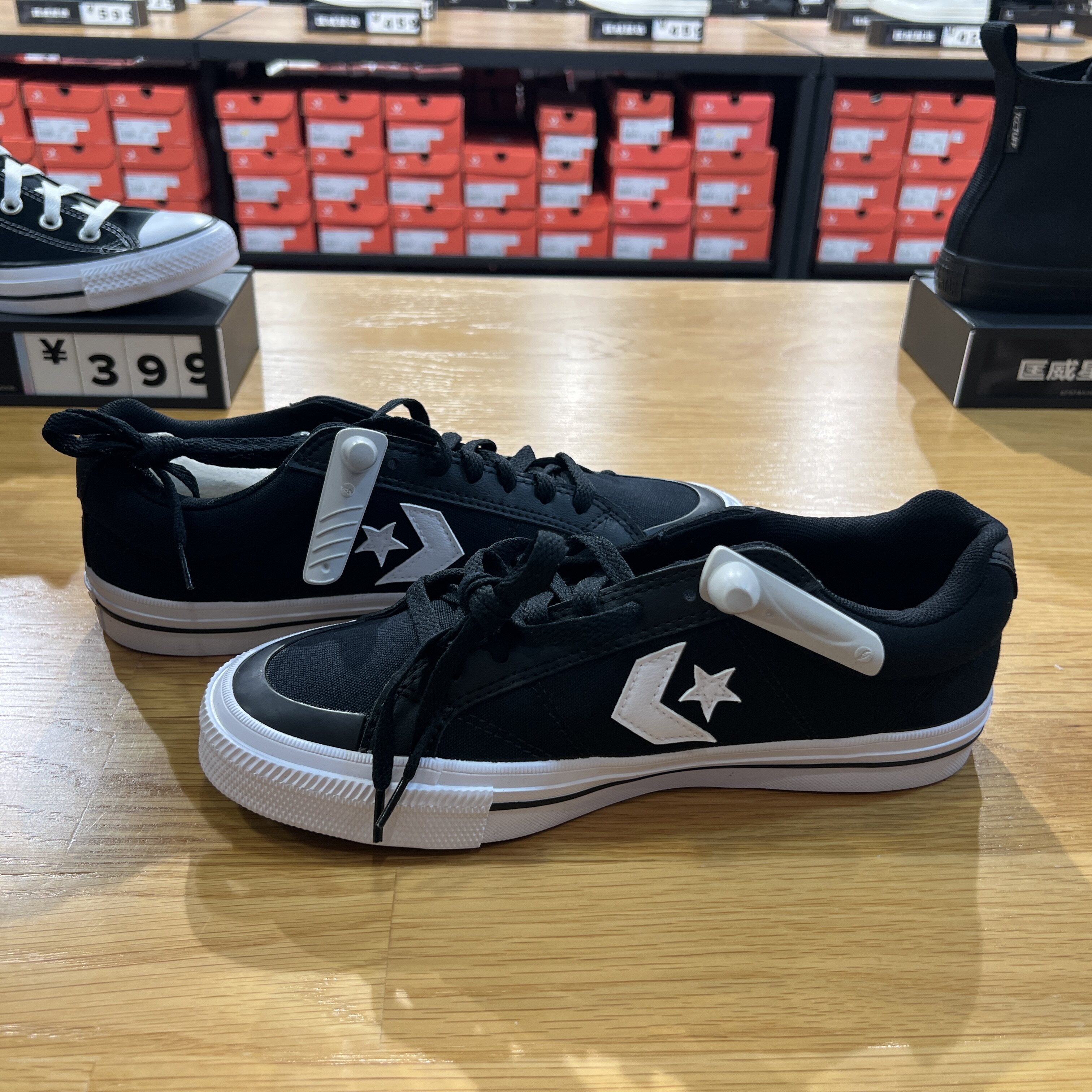 Converse Sport Casual星箭黑白拼接复古百搭低帮板鞋男女A10547C