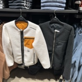 A01 匡威羊羔绒撞色拉链两面穿摇粒绒夹克外套男女 10019461 A02