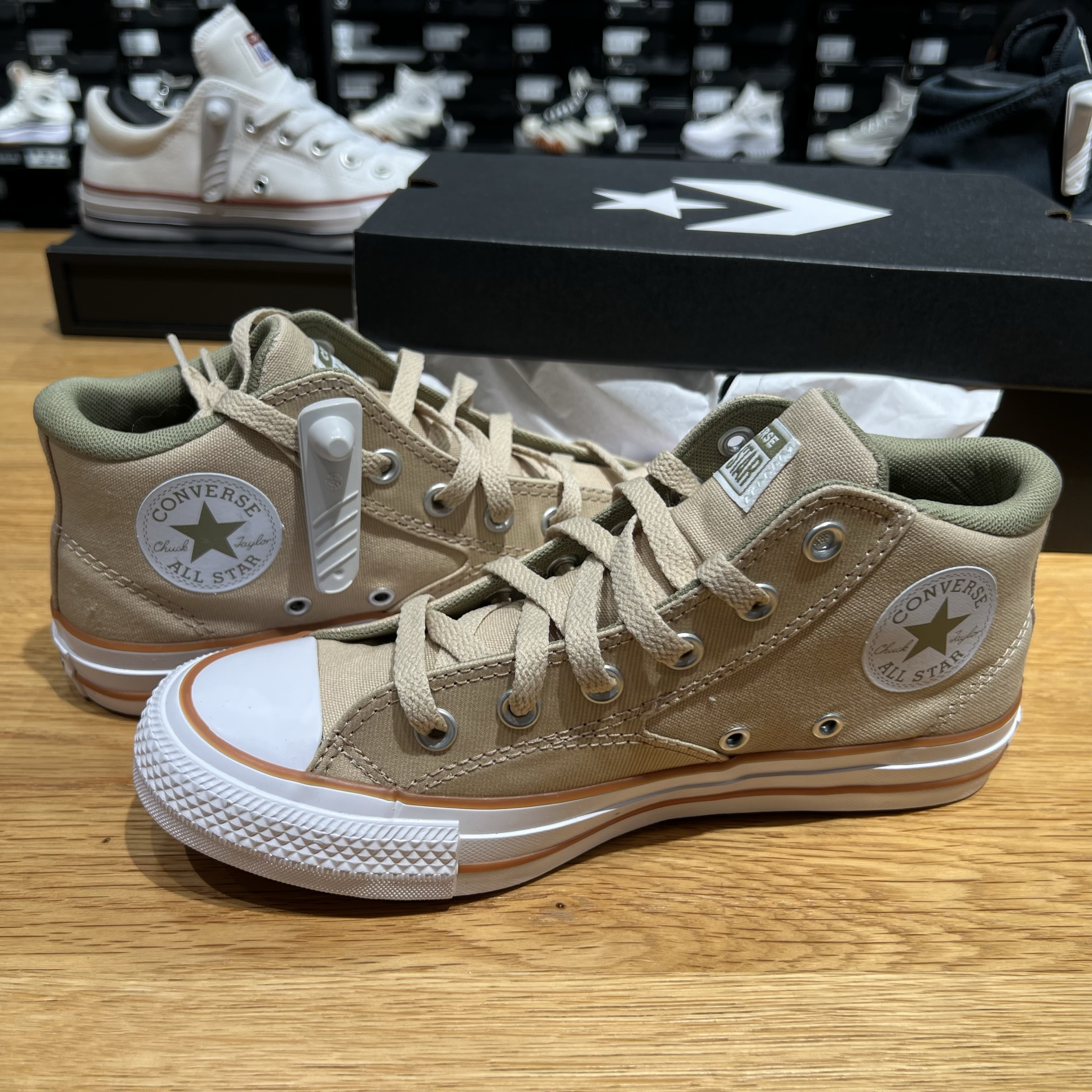 allstar帆布鞋匡威休闲中帮男女