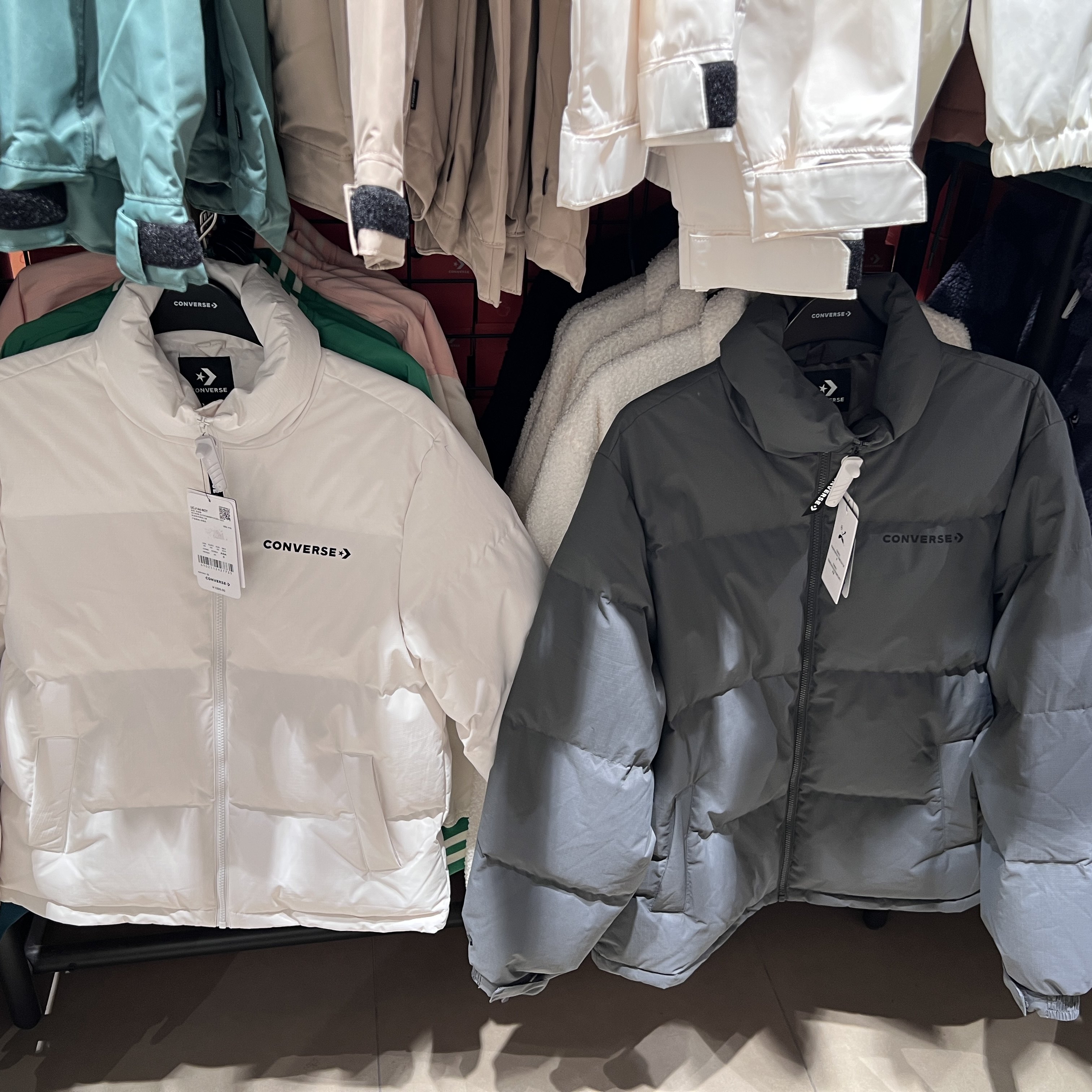 匡威秋冬保暖防风拒水时尚logo时尚个性休闲外套羽绒服男女UCJ144,运动服/休闲服装,运动羽绒服,淘宝优惠券,粉丝福利购,淘宝优惠卷