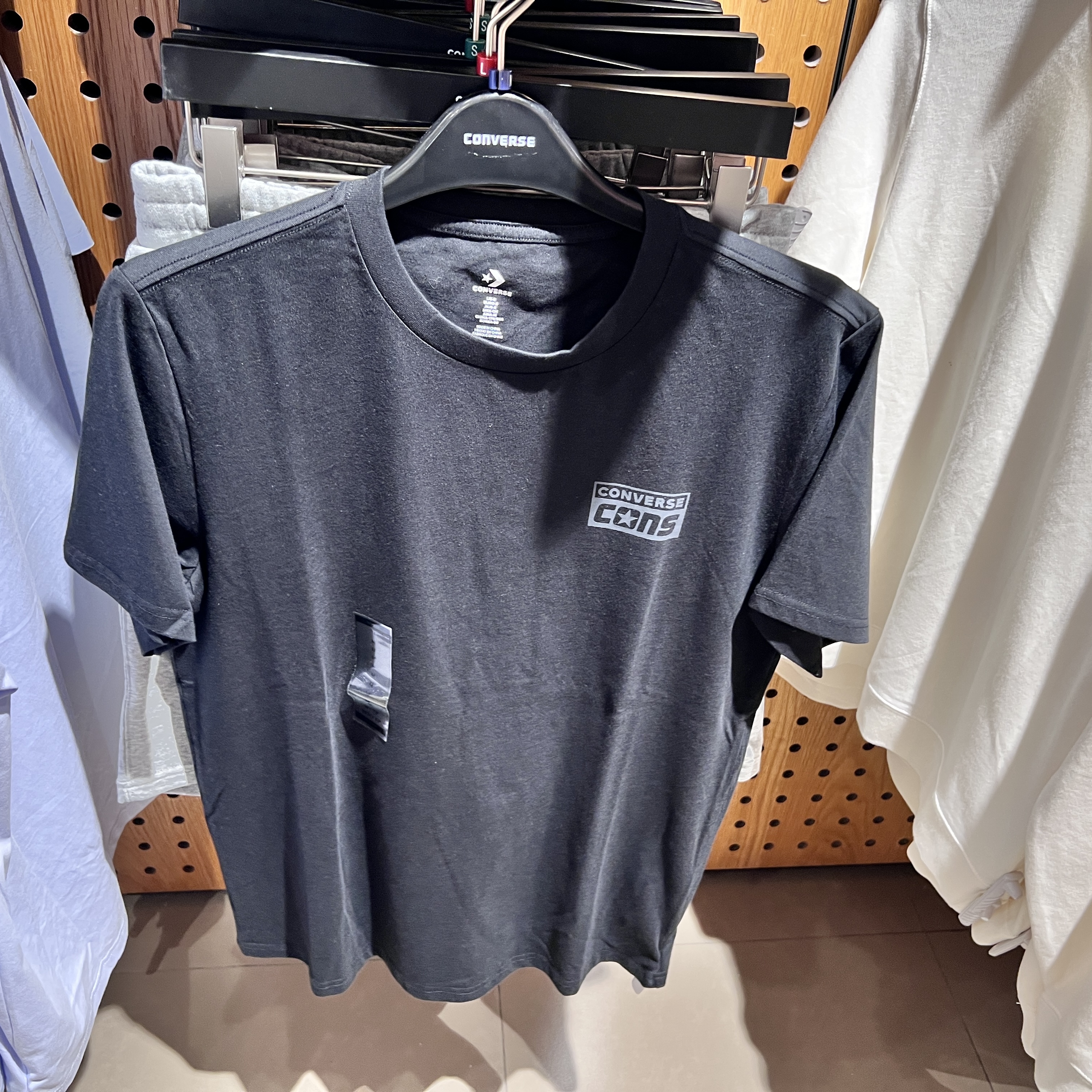 匡威短袖夏季时尚logo字母CONS印花图案休闲圆领T恤男上衣 MCJ649