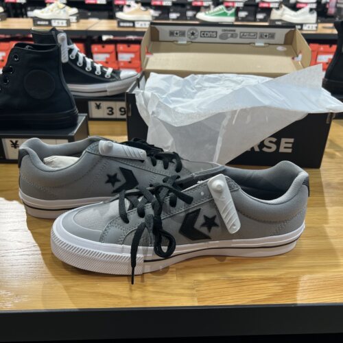 Converse Sport Casual系带星箭灰黑拼接低帮休闲板鞋男女A10548C