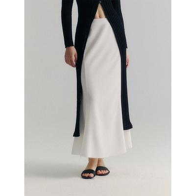 SOFTSELF2025秋新款高腰显瘦裙