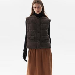 SoftSelf·和煦之墨麂皮绒正反两穿加厚冬日短款轻薄休闲马甲外套