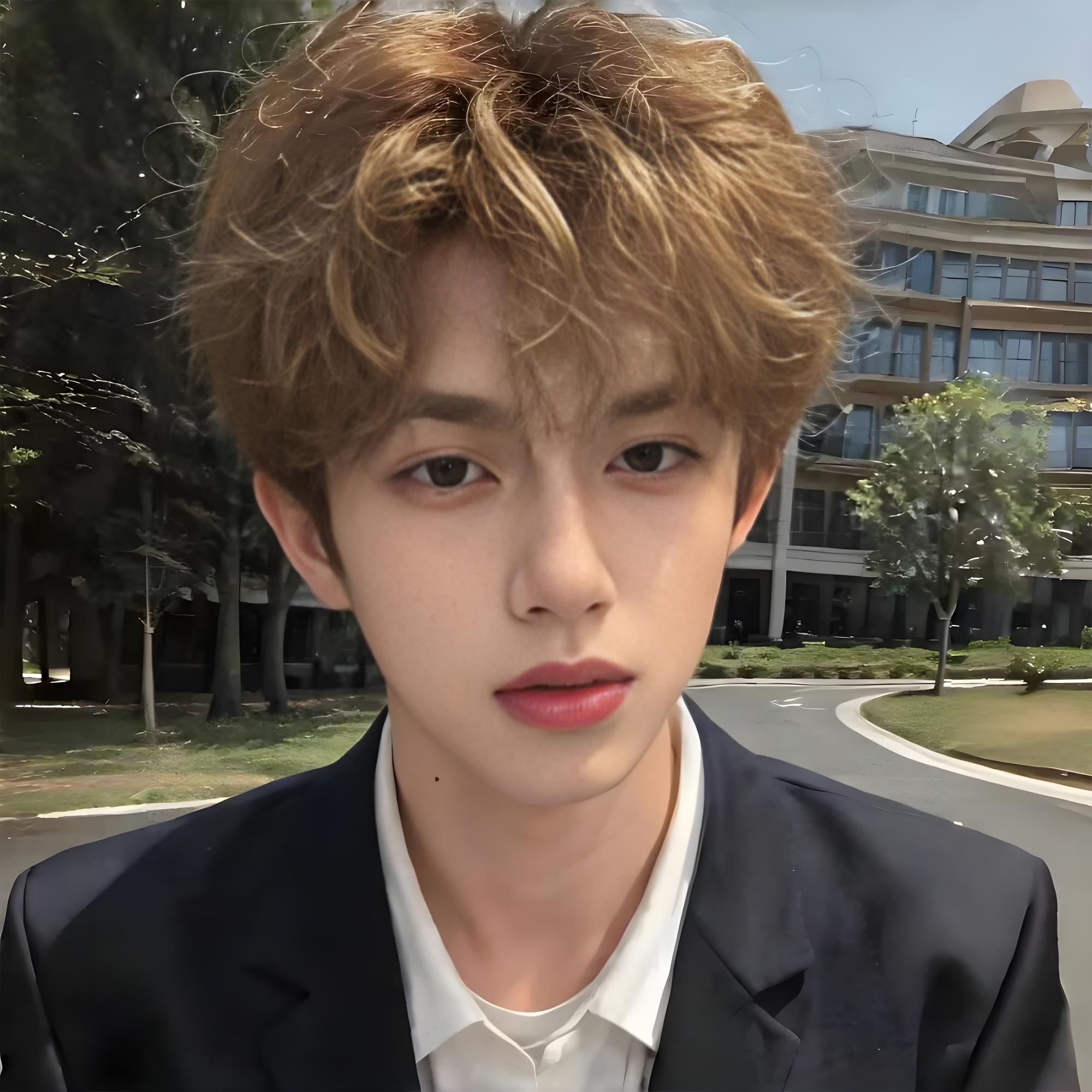 假头发男微分碎盖短直发男生日常