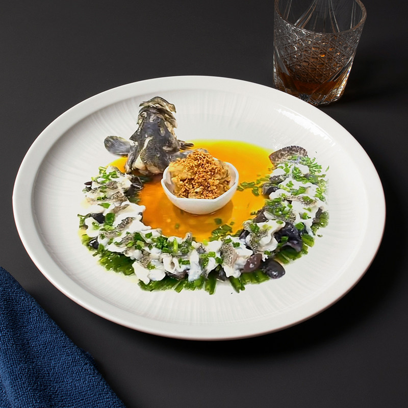 酒店陶瓷浅盘大盘鸡圆盘凉菜黄花鱼摆盘餐厅食堂热菜盘家用牛排盘,餐饮具,盘,淘宝优惠券,粉丝福利购,淘宝优惠卷