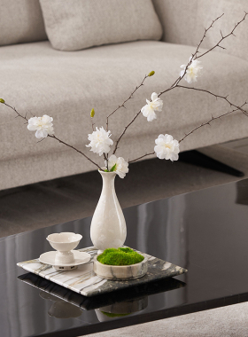 新中式桌面摆件禅意茶空间装饰品