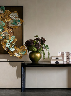 集设新中式枯枝雕塑收纳盒搭配