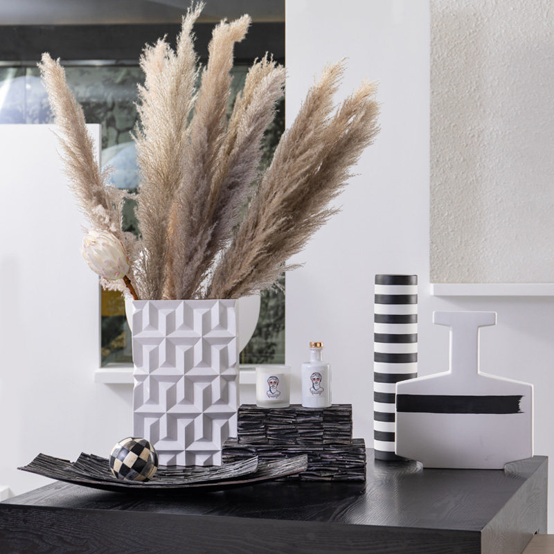 邸高家居LESS极简主义酒店样品房牛骨托盘首饰盒条纹几何花器组合在类目 家居饰品, 家饰软装搭配套装中 - 来自Buy2taobao.com提供专业的淘宝代购服务