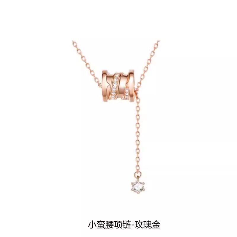Fanqi范家小蛮腰项链女银轻奢小众高级送女友生日礼物闺蜜款