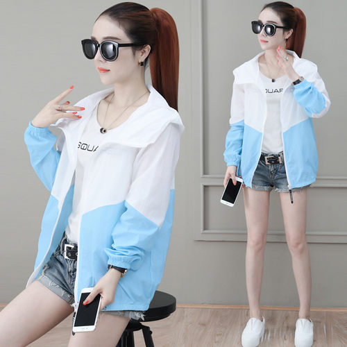 防晒服大码韩版常规款透气性好