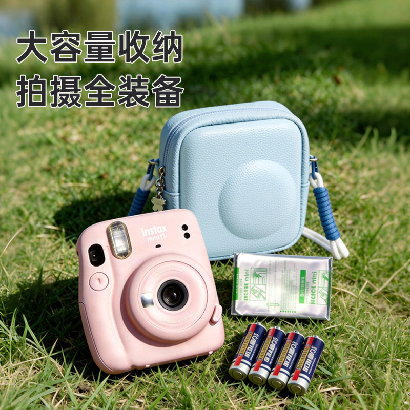 适用富士拍立得收纳包mini11相机包mini12硬壳保护套mini13斜挎包图片