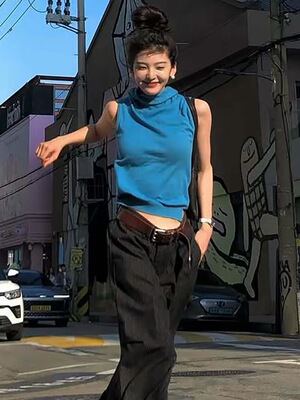 2026新款高品质针织运动背心女夏外穿超好看修身内搭无袖上衣