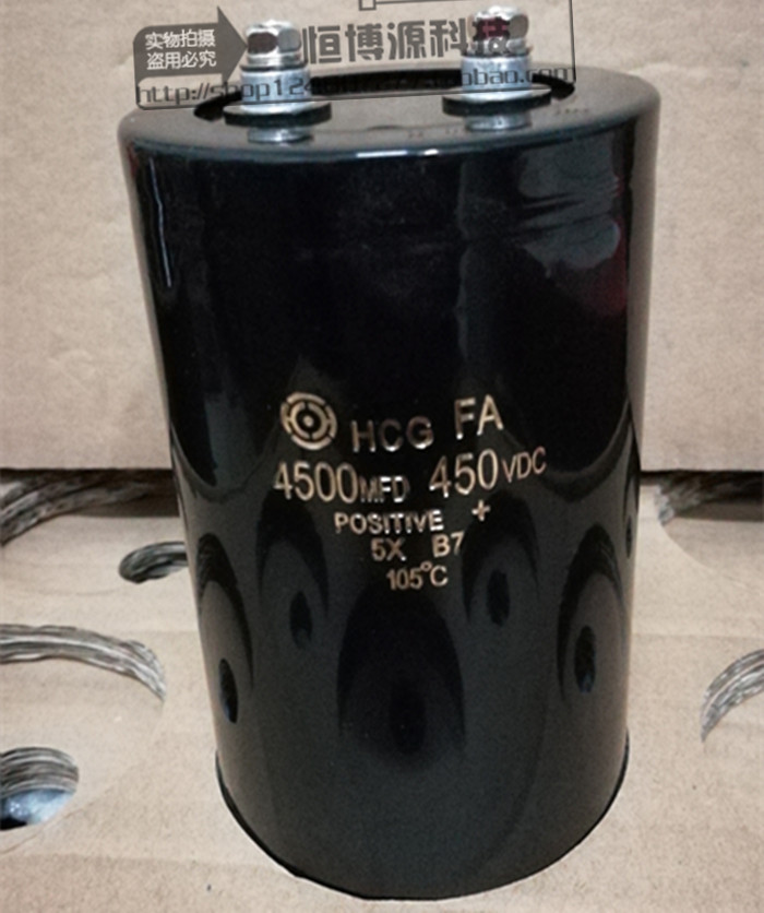 日立 电解电容 400V 4500UF  450VDC 化工 CE105度 黑金刚NIPPON