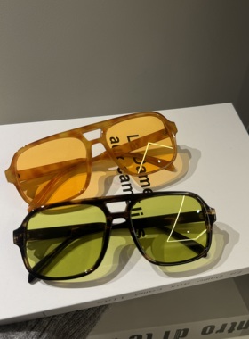 复古大框uv400防紫外线开车遮阳