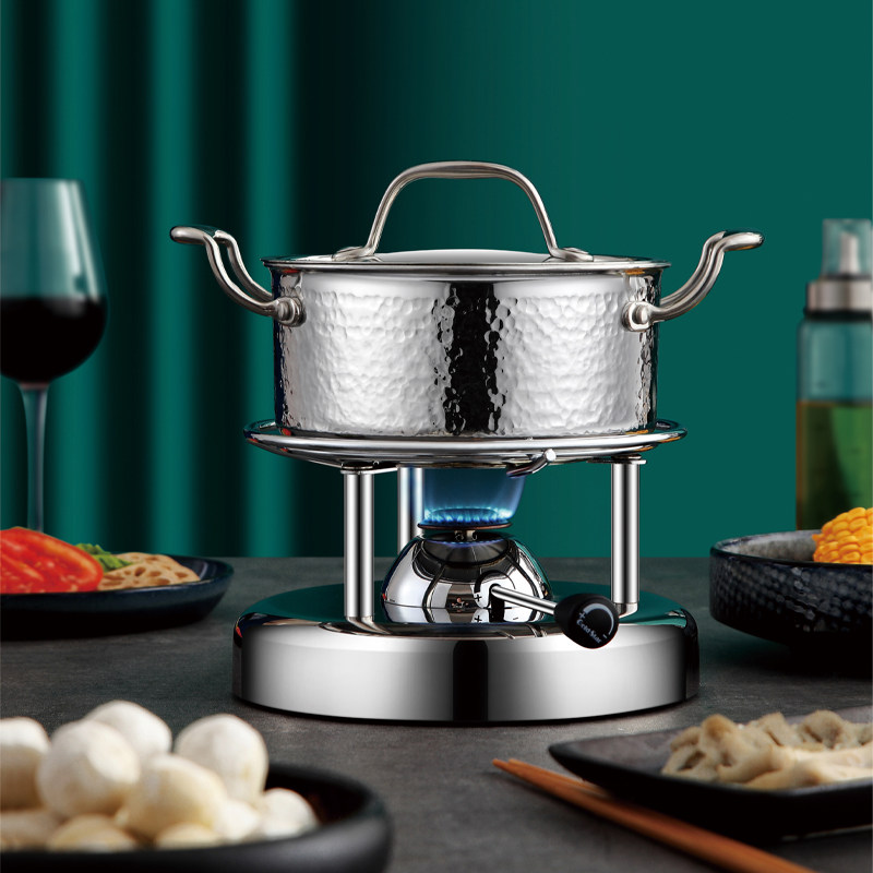 燃气充气小火锅炉一人一锅304不锈钢瓦斯炉单人火锅三层钢锅家用,厨房/烹饪用具,火锅,淘宝优惠券,粉丝福利购,淘宝优惠卷