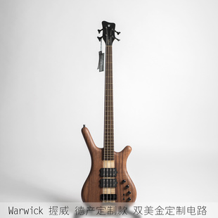 原装进口 珍藏握威 Warwick Custom 双美金4弦 贝斯 电贝司 德产