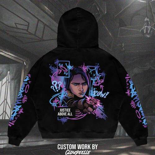 英雄联盟双城之战Enforcer&Sharpshooter宽松帽衫角色周边