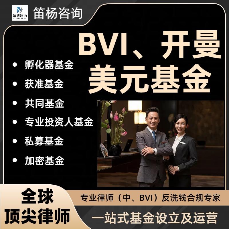 开曼基金BVI基金加密基金设立获准基金BVI共同基金私募基金设立