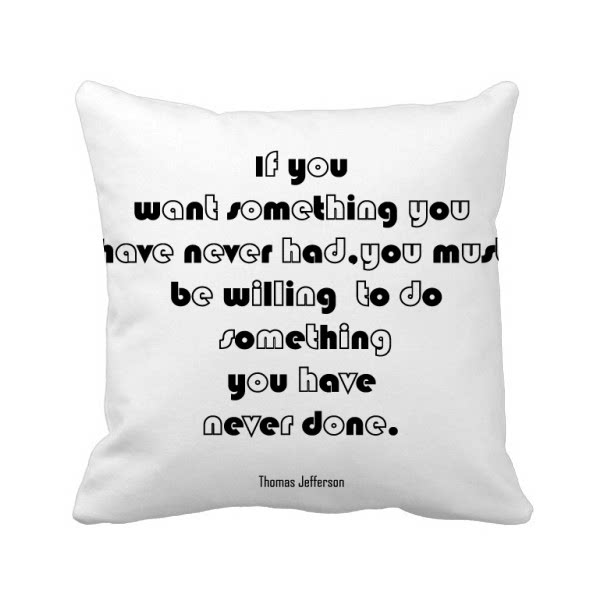 努力爭取英语励志名言方形抱枕靠枕沙发靠垫双面含芯礼物