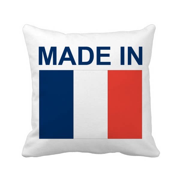 法国国旗国家制造方形抱枕靠枕沙发靠垫双面含芯礼物