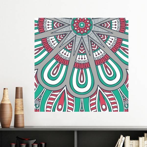 印花重复布艺彩色花瓣艺术纹理插画图案墙贴壁纸房间贴花