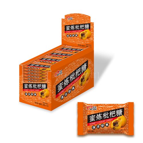 美顿金银花喉咙痛蜜炼枇杷润喉糖