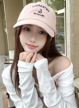 遮阳棒球帽刺绣防晒鸭舌帽男女