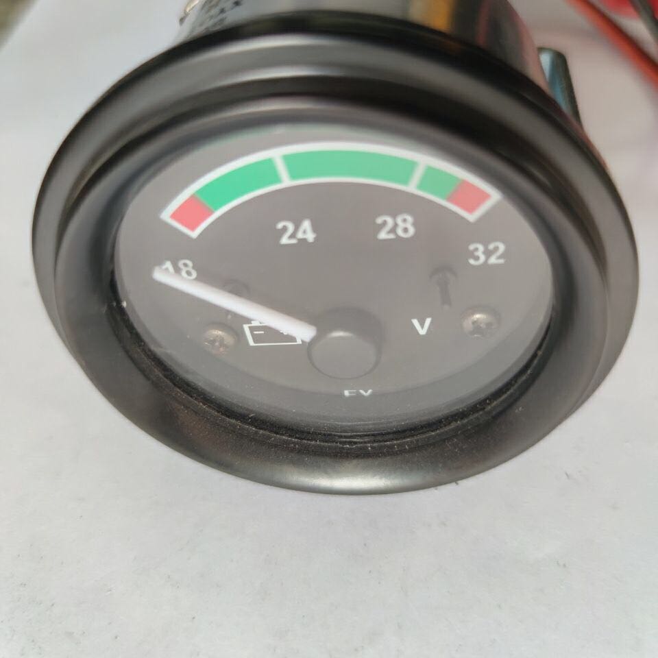 新源65/75胶轮式挖掘机电压表机油表柴油表水温表24V带线配件