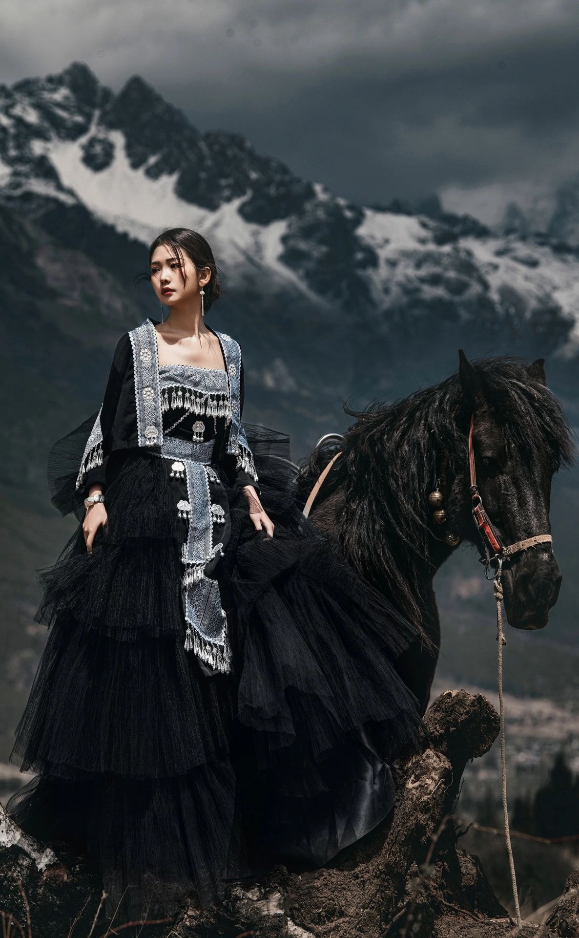 苗疆服装服饰超仙姐妹黑色婚纱裙苗族新款裙云南旅拍写真苗族服装,模玩/动漫/周边/娃圈三坑/桌游,lolita洛丽塔连衣裙,淘宝优惠券,粉丝福利购,淘宝优惠卷