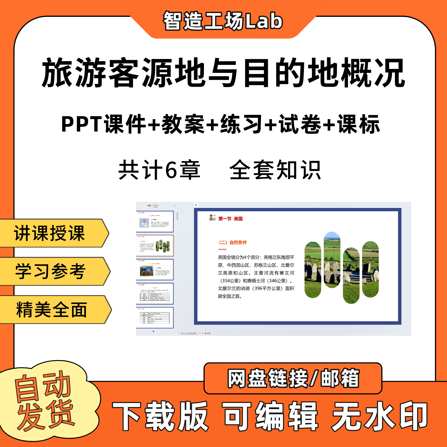 旅游客源地与目的地概况PPT教学课件教案试卷练习题课程标准