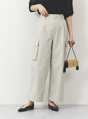 l'armoire de luxe日单春夏 轻薄高腰舒适工装休闲裤女