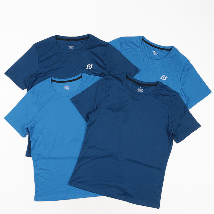 快干好货！简约圆领速干健身跑步运动夏休闲薄款户外短袖T恤男装