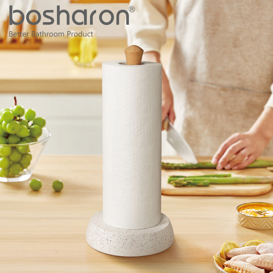 厨房纸巾架立式卷纸收纳架