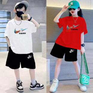 奥特莱斯儿童短袖T恤2026新款 夏季纯棉薄款透气男童装女孩痞帅风