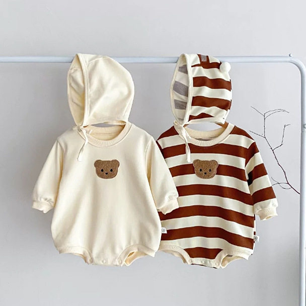 韩版秋装婴儿包屁衣新生儿可爱小熊套头哈衣婴儿男女宝宝外出爬服,童装/婴儿装/亲子装,连身衣/爬服/哈衣,淘宝优惠券,粉丝福利购,淘宝优惠卷