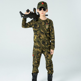 迷彩服套装儿童军训服小男孩特种兵2026新款春季男童春秋款童装
