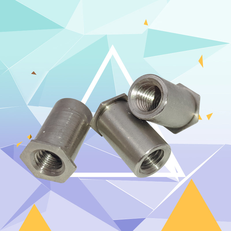 304不锈钢六角压铆螺母柱