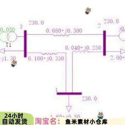主攻电力专案PSASP ETAP潮流分析短路计算继电保护电力分析彷真
