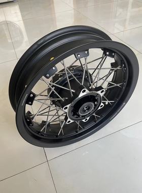 长江400 700bobbie450轮毂网轮 前后钢丝轮圈 原厂复古钢丝车圈