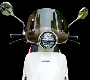 适用于本田ns125la挡风玻璃 踏板前风挡新大洲摩托挡风玻璃包边条