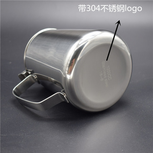 304不锈钢港式奶茶壶 带盖拉花杯 丝袜奶茶壶 拉茶壶 冷水壶油壶