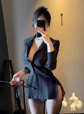 隐欲goddes「酥桃」空姐服秘书性感网红主播女警制服角色扮演套装