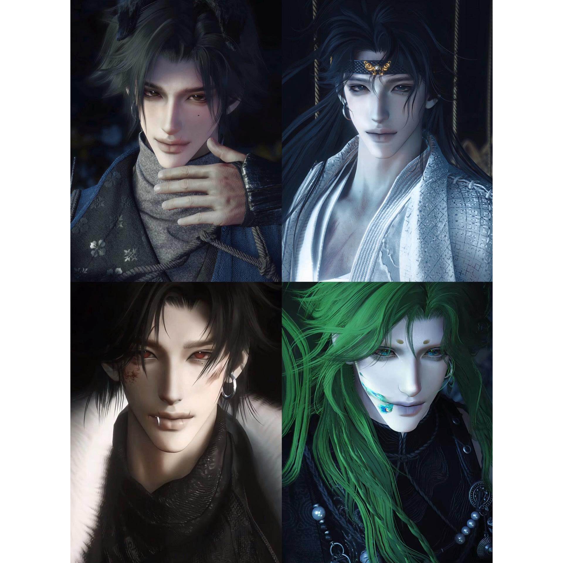 发5 限量 岚雀 kyomomo 燕云十六声捏脸男 端游手游通用